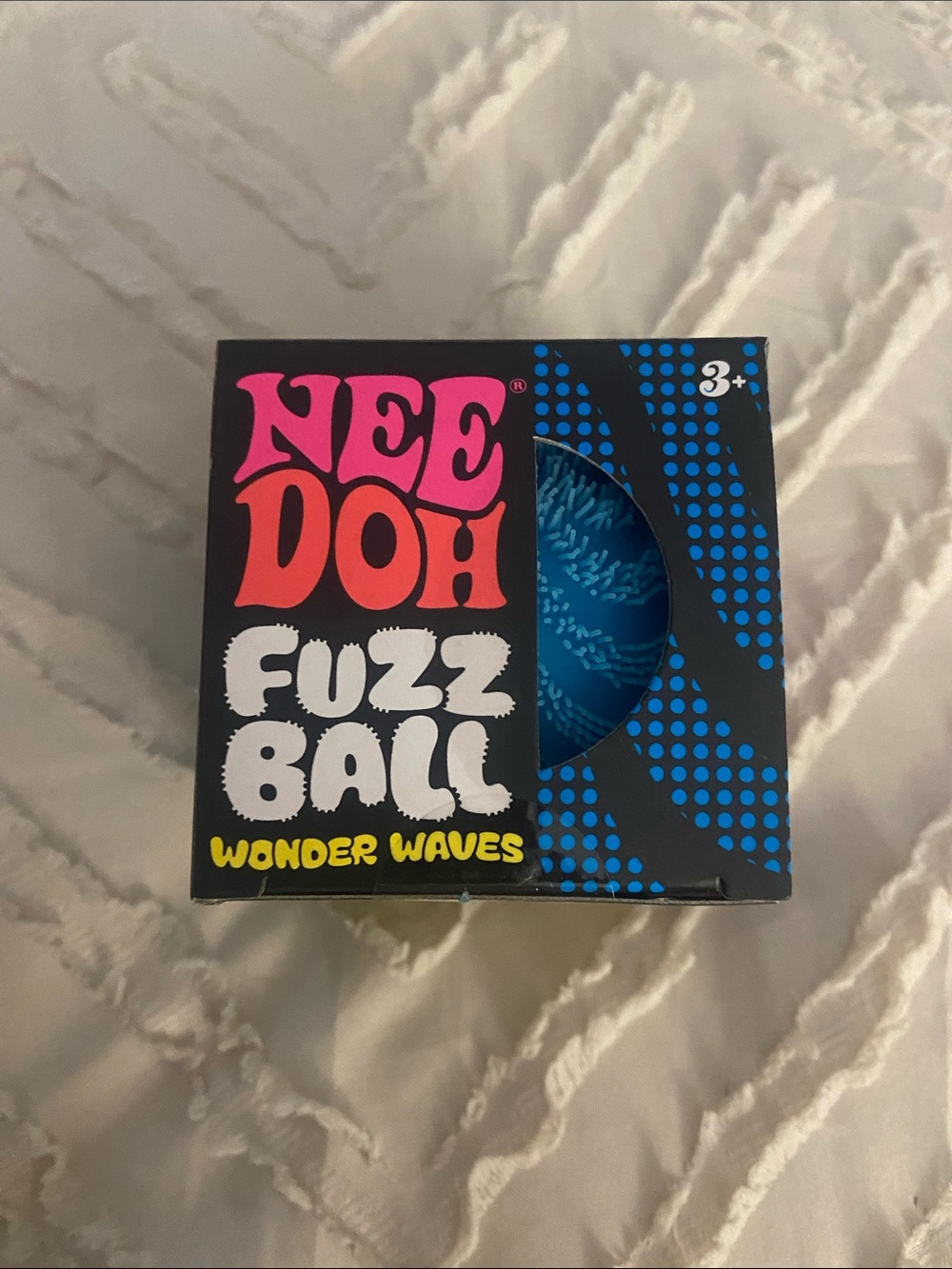 NeeDoh Fuzz Ball Wonder Waves - Blue Sensory Toy